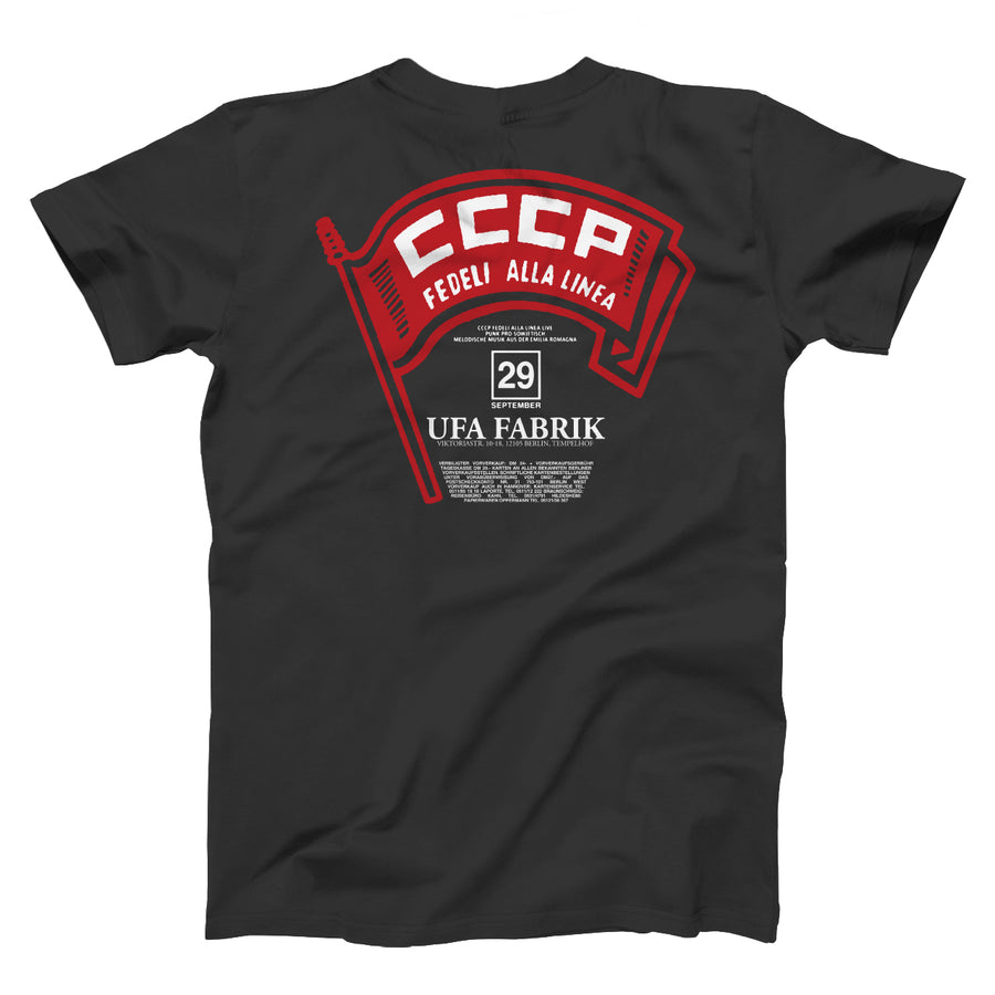CCCP live in Berlin 1985 Unisex T-Shirt Maglietta Uomo | Paint It Black Online Shop 