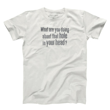 What are you doing - Unisex T-shirt - Paint It Black online shop