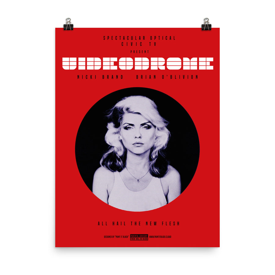 Videodrome Debbie Harry Blondie poster