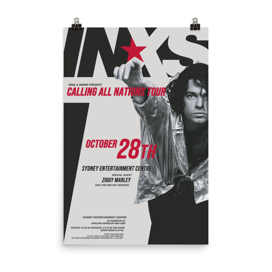 INXS in Sidney - Poster