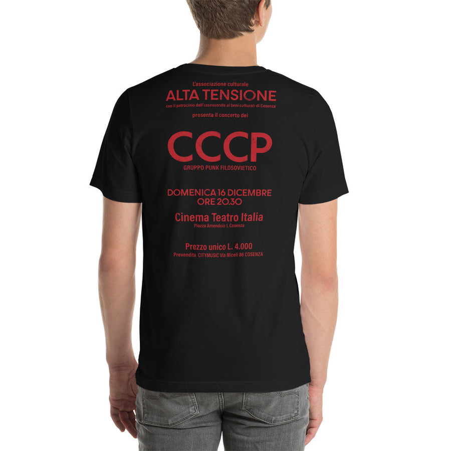 Cccp-Live-Cosenza-1983-Maglietta-Unisex-T-Shirt | Paint It Black T-Shirt Shop
