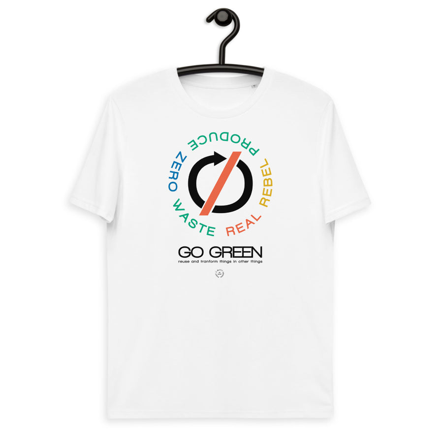 go-green-maglietta-uomo-unisex-tshirt - Paint it Black online shop