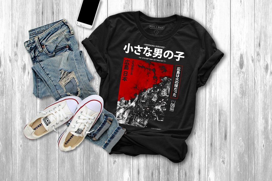 Hiroshima bombing unisex t-shirt - Paint It Black T-Shirt Shop