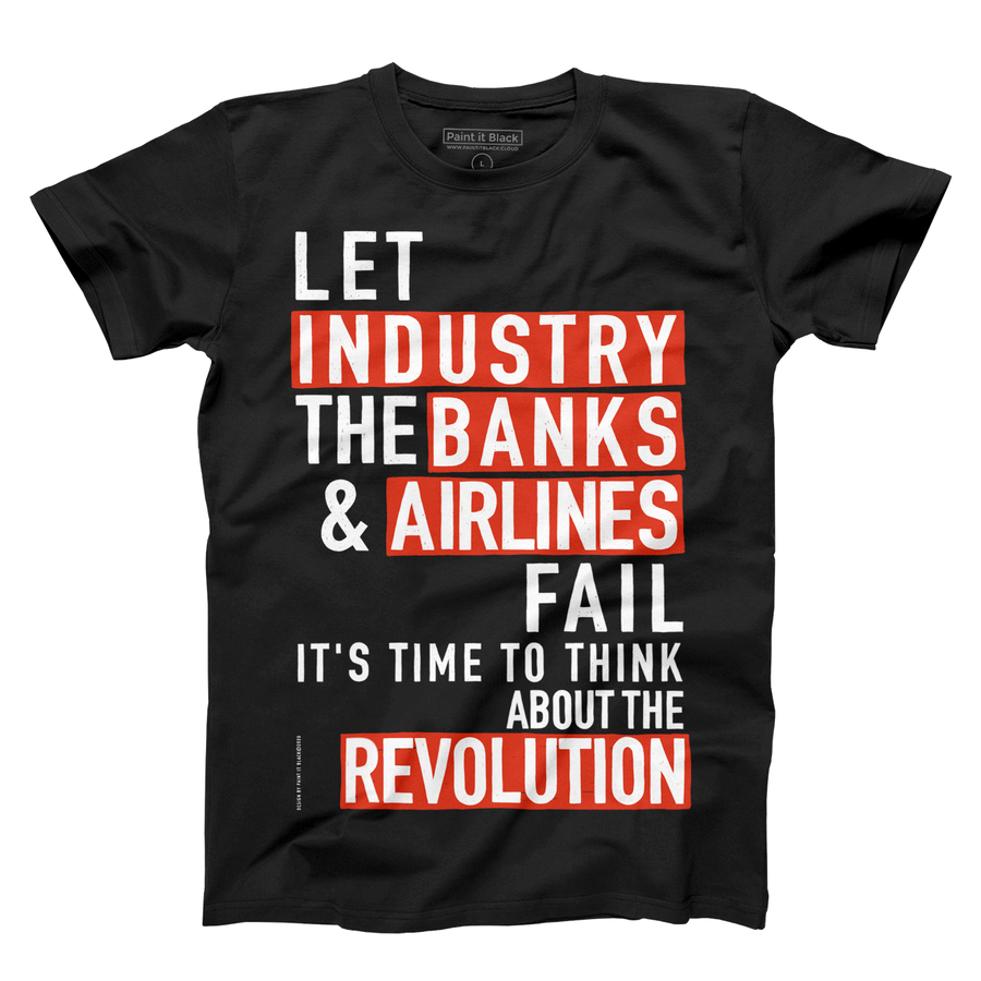 Industry Fail Men's T-Shirt - Unisex - Paint It Black Tees