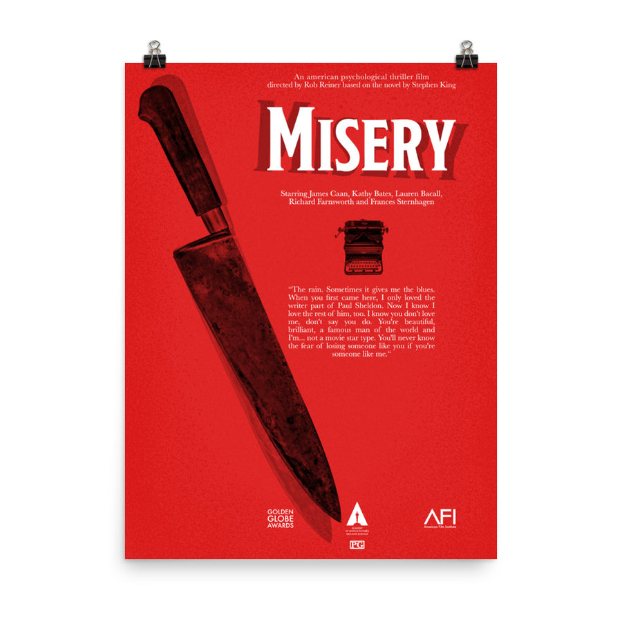 Misery movie inspired poster - Paint It Black poster online shop