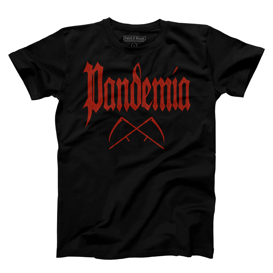 Pandemia maglietta uomo men's tshirt Paint It Black t-shirt shop