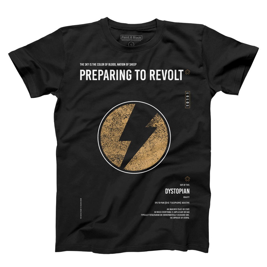 Revolt Men's T-Shirt - Unisex - Paint It Black Tees