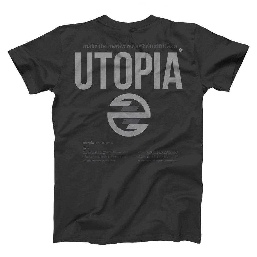 Utopia - Unisex T-Shirt - Paint It Black online shop