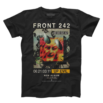Front 242 Up Evil t shirt - Paint It Black T-Shirt Shop Online