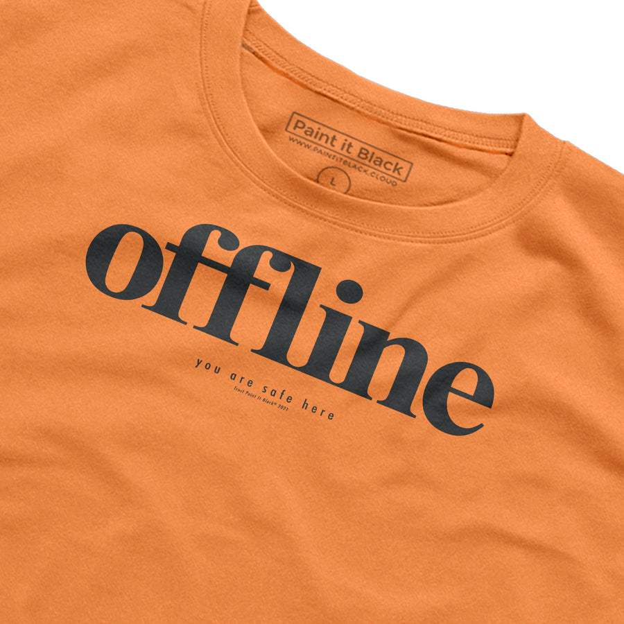 Offline | Unisex T-Shirt Maglietta unisex | Paint It Black T-Shirt Shop