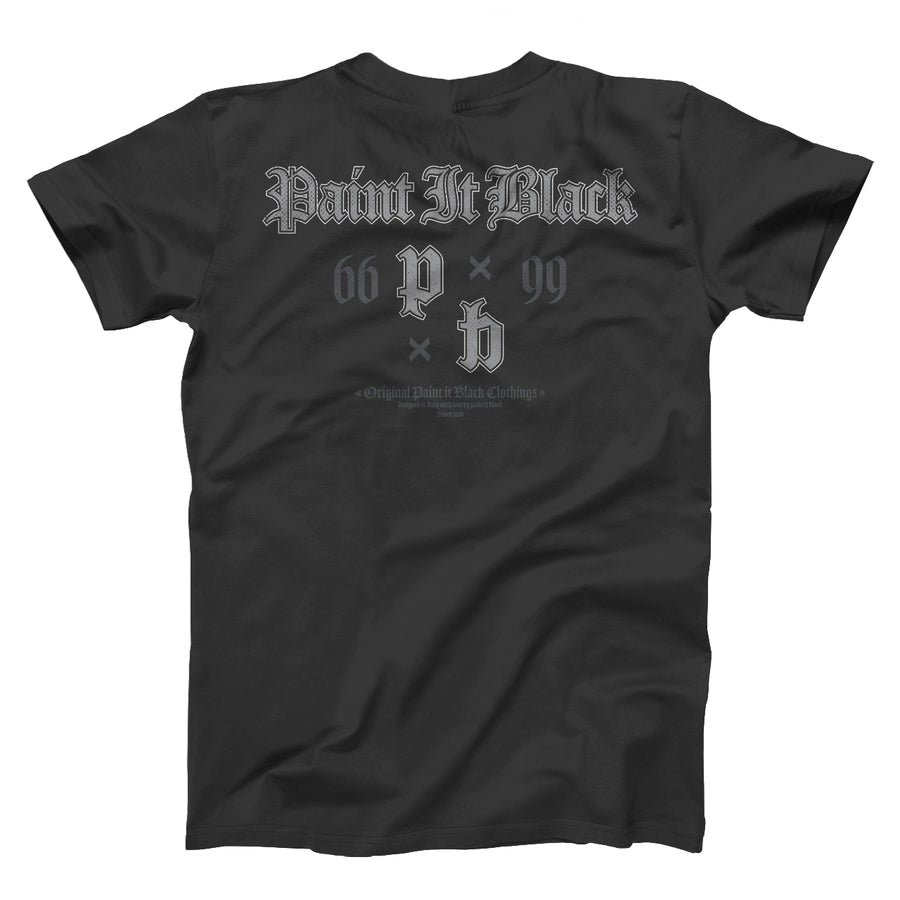 Paint It Black Gothic Logo - Premium TShirt - Paint It Black online tshirt shop