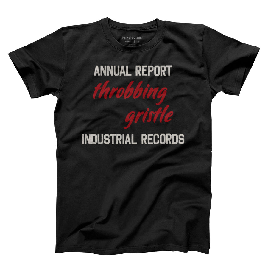 Industrial Records - Unisex T-shirt - Paint It Black online shop