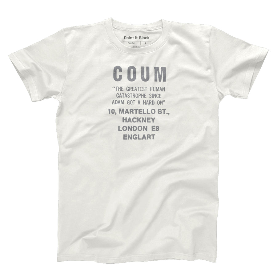 Coum - Unisex T-Shirt - Paint It Black tshirt