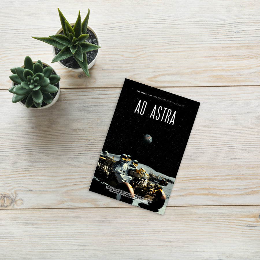 Ad Astra Postcard | Paint It Black online postcards shop