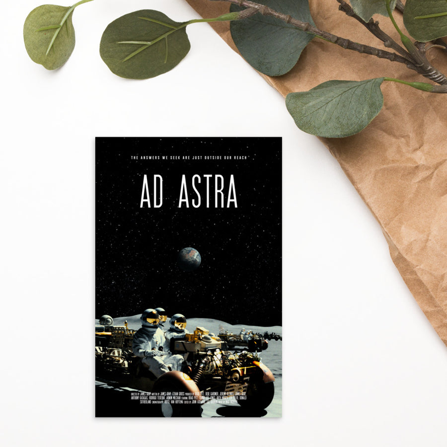 Ad Astra Postcard | Paint It Black online postcards shop
