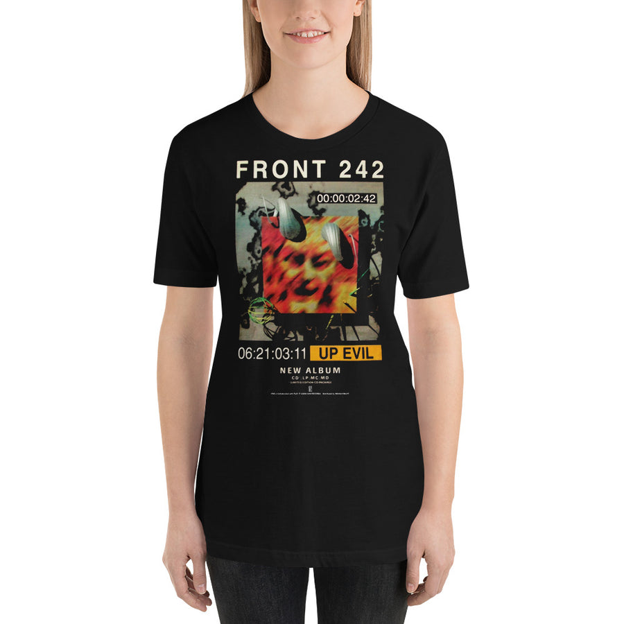 Front 242 Up Evil t shirt - Paint It Black T-Shirt Shop Online