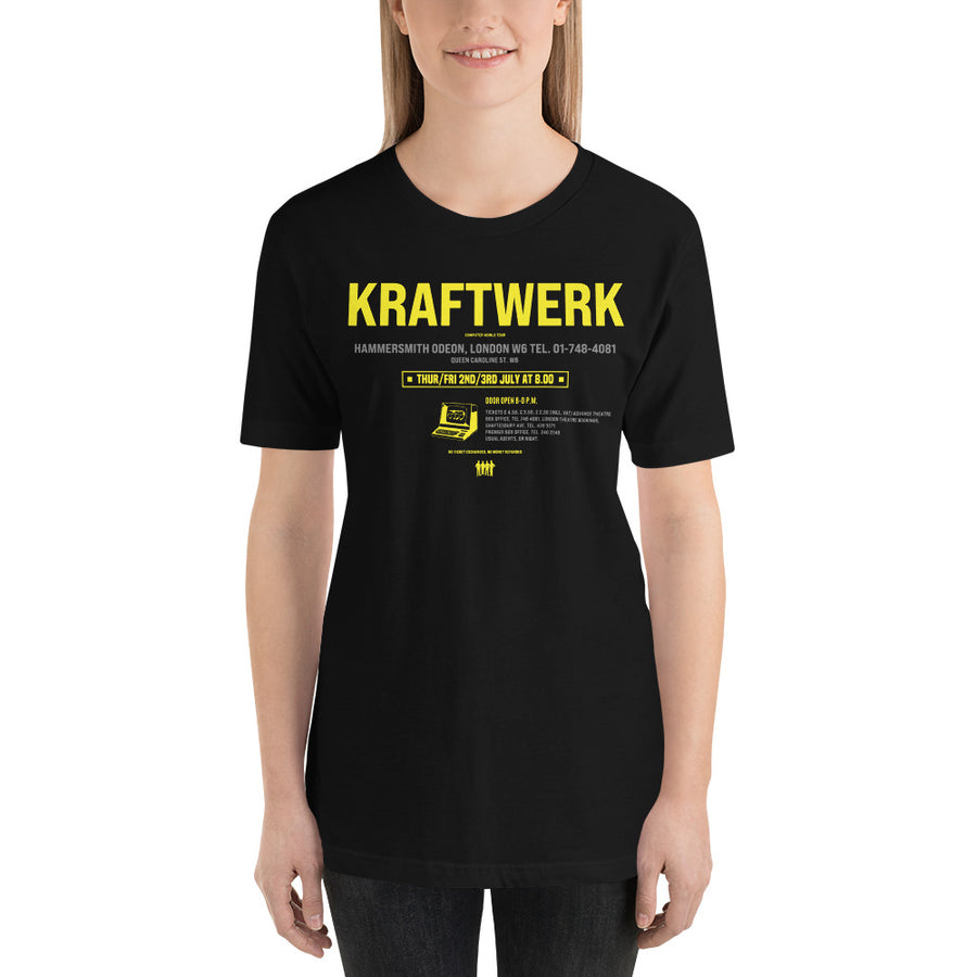 Kraftwerk tour 1981 - Unisex T-Shirt