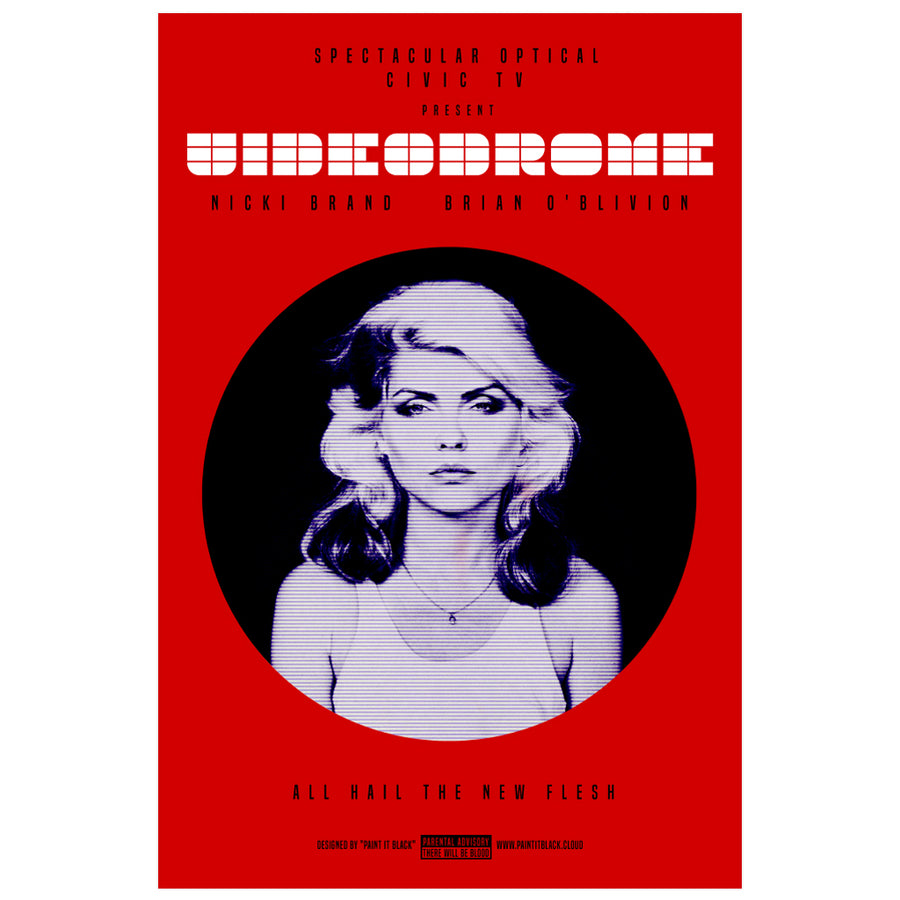 Videodrome Debbie Harry Blondie poster